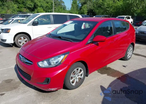 2012 Hyundai Accent Gs из США, поврежденный, VIN KMHCT5AE9CU047449